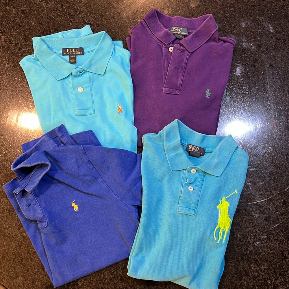 4 Boys Ralph Lauren Short Sleeve Polo shirts